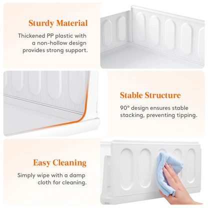 Stackable Closet Organizers & Storage Bins for Clothes