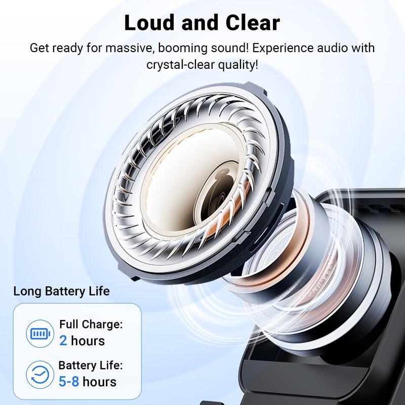Wireless Induction Audio Speaker Stand, 5in1 Cellphone Holder