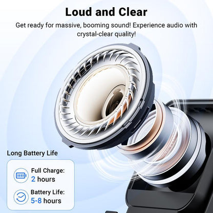 Wireless Induction Audio Speaker Stand, 5in1 Cellphone Holder