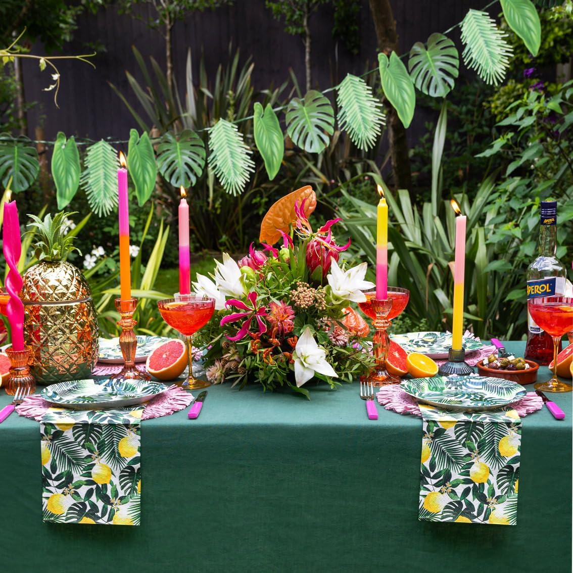 Tropical Palm Leaf Party Decorations