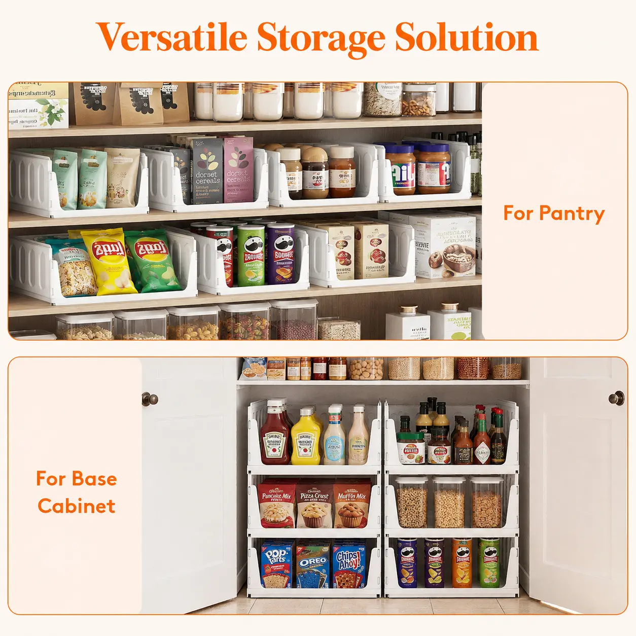 Stackable Closet Organizers & Storage Bins for Clothes