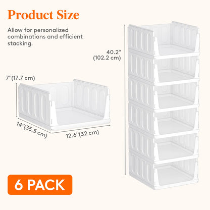 Stackable Closet Organizers & Storage Bins for Clothes