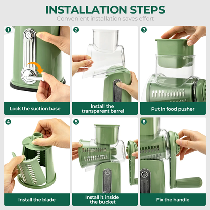 Hand Crank Manual Cheese Shredder